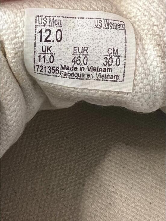 VANS Old Skool Dark Navy  Blue/Blue/White Suede Canvas Skate Shoes Men's Size 12 - Picture 6 of 15